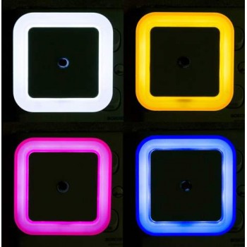 Auto Sensor LED Night Light-Litwod Z20, Squre Lighting White Yellow Blue Red, For Home Indoor Imported From USA